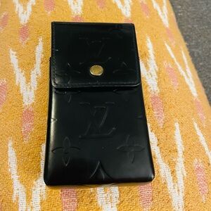 Louis Vuitton Black Embossed Small Case